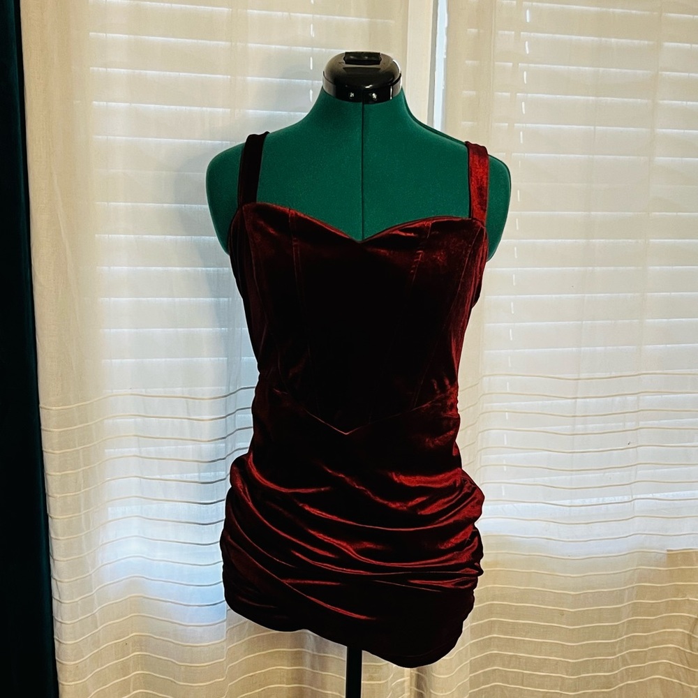 Cider Velvet Dress